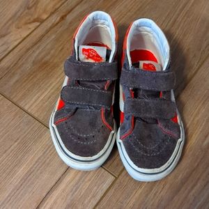 Vans high top sneakers size 11 for little kids